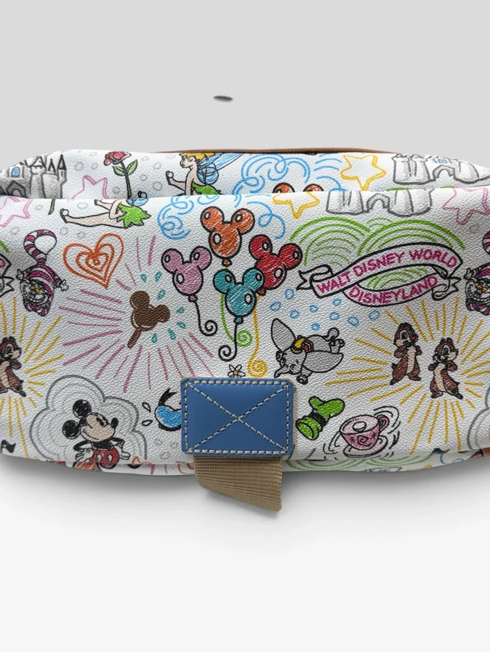 Disney Parks Sketch Dooney & Bourke Pickleball Racket Sling Bag New with Tags